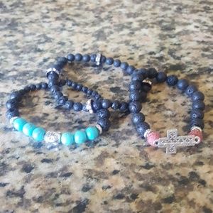 Custom Lava beaded bracelets